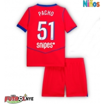 Camiseta Paris Saint-Germain Willian Pacho #51 Tercera Equipación para niños 2025-26 manga corta (+ pantalones cortos)